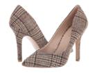 Charles By Charles David Maxx (brown Plaid) High Heels