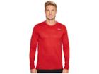 Nike Legend 2.0 Long Sleeve Tee (gym Red/matte Silver) Men's T Shirt