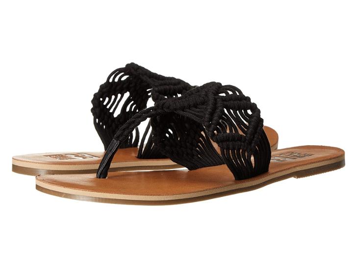 Billabong Setting Free Sandal (off Black) Women's Toe Open Shoes
