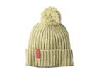 Calvin Klein Basic Rib Pom Hat (heathered Almond) Caps
