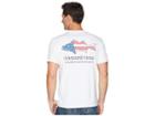 Vineyard Vines Short Sleeve Bass Flag Pocket Tee (white Cap) Men's T Shirt