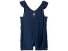 Roxy Kids Old School Romper (toddler/little Kids/big Kids) (dress Blues) Girl's Jumpsuit & Rompers One Piece
