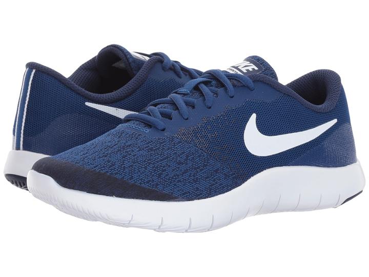 Nike Kids Flex Contact (big Kid) (gym Blue/white/binary Blue) Boys Shoes