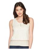Royal Robbins Cool Mesh Eco-tank Top Print (creme Print) Women's Sleeveless