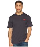 The North Face Bottle Source Red Box Tee (weathered Black) Men's T Shirt
