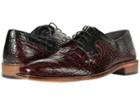 Stacy Adams Garelli (black/oxblood) Men's Plain Toe Shoes