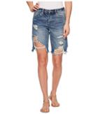 Blank Nyc Bermuda Distressed Shorts In Poster Child (poster Child) Women's Shorts