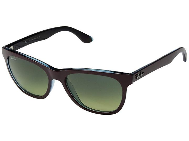 Ray-ban Rb4184 High Street Square 54mm (bordeaux) Fashion Sunglasses