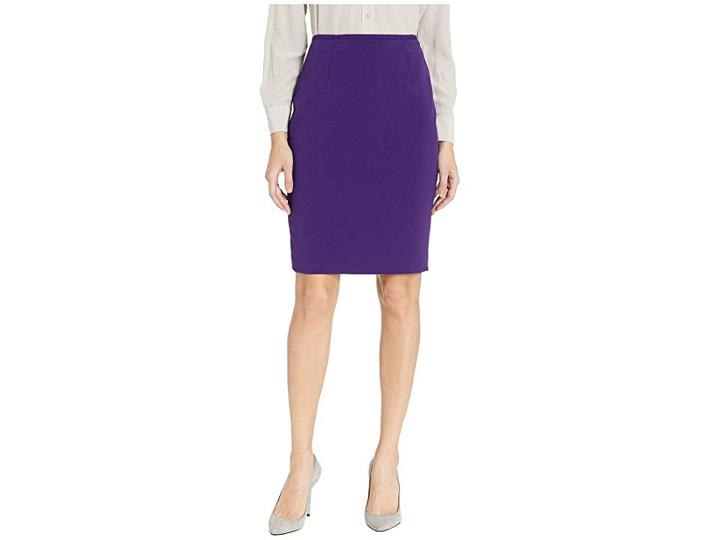 Calvin Klein Scuba Crepe Straight (night) Women's Skirt