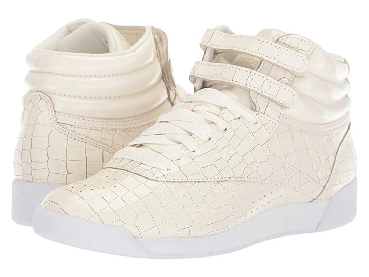 Reebok Lifestyle Freestyle Hi Crackle (chalk/white) Women's Classic Shoes