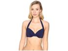 Tommy Bahama Pearl Underwire Halter Bikini Top (mare Navy) Women's Bra