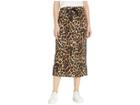Juicy Couture Leopard Tricot Midi Skirt (multi Regent Leopard) Women's Skirt