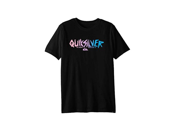 Quiksilver Kids Rough Type Tee (big Kids) (black) Boy's T Shirt
