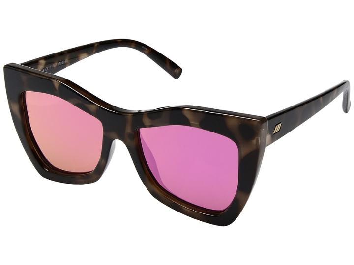 Le Specs Kick It (milky Tortoise) Fashion Sunglasses