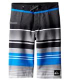 Quiksilver Kids Everyday Stripe Vee Boardshorts (big Kids) (electric Blue) Boy's Swimwear
