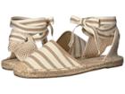 Soludos Classic Stripe Sandal (natural/tan) Women's Sandals
