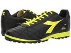 Diadora M.winner Rb R Tf (black/yellow Fluo) Men's Soccer Shoes