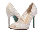 Blue By Betsey Johnson Adley (ivory Fabric) High Heels