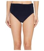 Magicsuit Solids Shirred Jersey Bottom (navy) Women's Swimwear