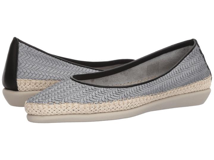 The Flexx Torri (canna Di Fucile Mirage/black Vacchetta) Women's Flat Shoes