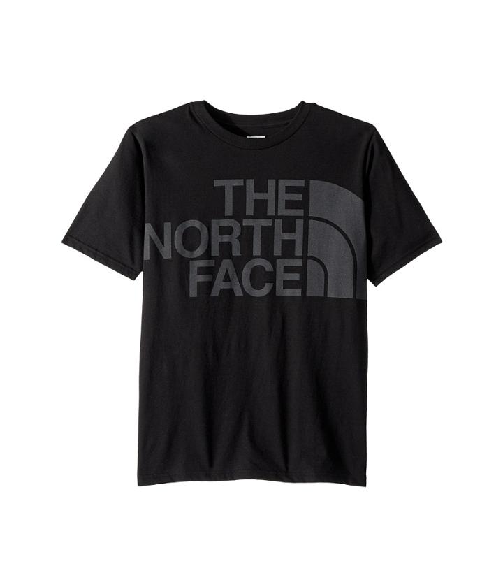 The North Face Kids Short Sleeve Graphic Tee (little Kids/big Kids) (tnf Black/graphite Grey/graphite Grey) Boy's Clothing