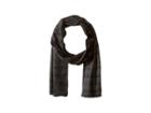Calvin Klein Woven All Over Logo Stripe Scarf (charcoal) Scarves