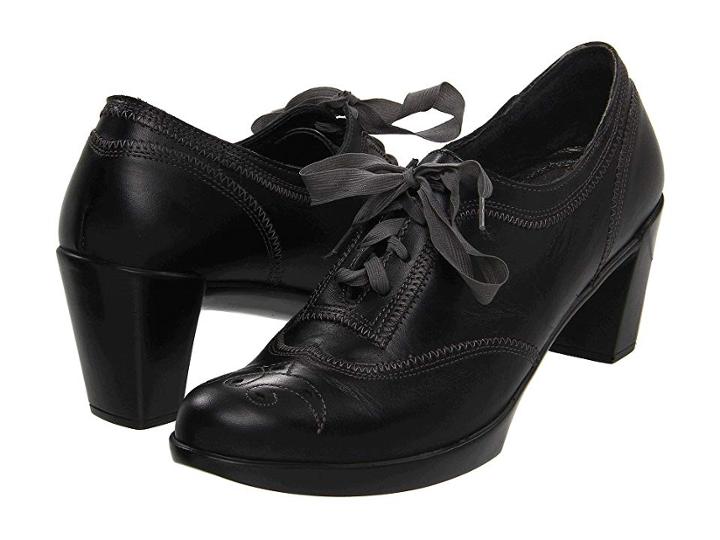 Naot Rubino (black Raven Leather) Women's Lace Up Casual Shoes