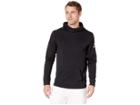 Reebok Workout Ready Melange Double Knit Over The Head Hoodie (black) Men's Clothing