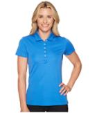 Puma Golf Pounce Polo (nebulas Blue) Women's Short Sleeve Pullover