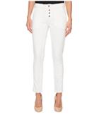 Sanctuary Exposed Peace Straight Pants (white) Women's Casual Pants