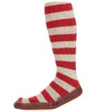Acorn Slipper Sock (red Stripe Ragg) Shoes