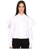 Preen By Thornton Bregazzi Esta Shirt (white) Women's Clothing