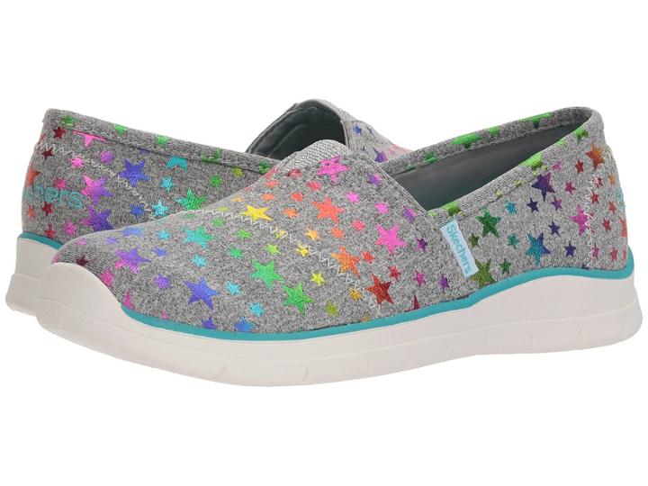 Skechers Kids Pureflex 3 85501l (little Kid/big Kid) (grey/multi) Girl's Shoes