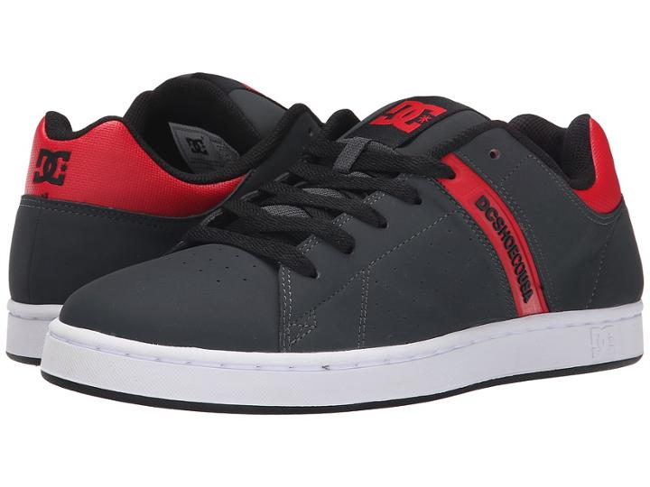 Dc Wage (grey/red) Men's Skate Shoes