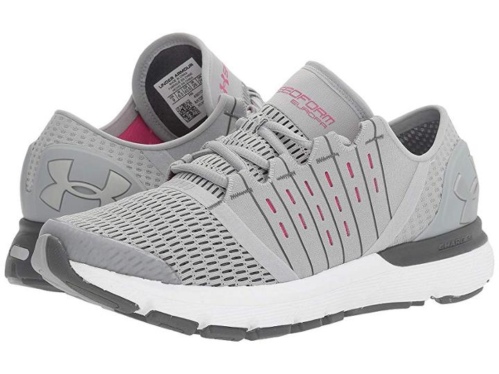 Under Armour Ua Speedform Europa (overcast Gray/rhino Gray/metallic Silver) Women's Running Shoes