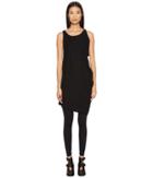 Y's By Yohji Yamamoto Twisted Tank Top (black) Women's Sleeveless