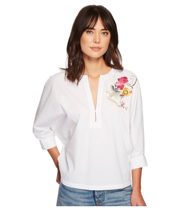 Trina Turk Triana Top (white) Women's Clothing