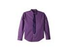 Nick Graham Dot Print Cotton Stretch Dress Shirt Tie Set (purple) Men's Long Sleeve Button Up
