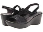 Naot Footwear Gallus (black Madras Leather/brushed Black Leather) Women's Sandals