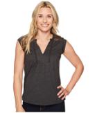 Prana Yvonna Tee (black) Women's Clothing