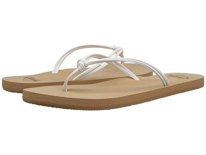 Roxy Kids Lahaina Ii (little Kid/big Kid) (white) Girls Shoes