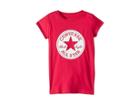 Converse Kids Chuck Taylor Signature Tee (toddler/little Kids) (pink Pop) Girl's T Shirt
