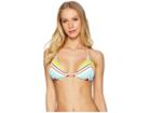 Nanette Lepore Amalfi Coast Stripe Vixen Triangle Bikini Top (multi) Women's Swimwear