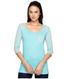 Kuhl Kahera 3/4 Sleeve Shirt (belize) Women's Long Sleeve Pullover