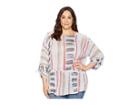 Nic+zoe Plus Size Peponi Top (multi) Women's Clothing