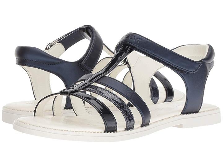Geox Kids Karly 17 (big Kid) (navy) Girl's Shoes