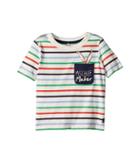 Joules Kids Mischief Maker Jersey T-shirt (toddler/little Kids/big Kids) (multi Stripe) Boy's T Shirt