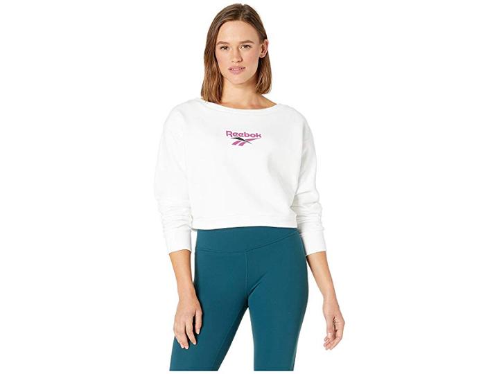 Reebok Classics Vector Performance Crew (white) Women's Clothing