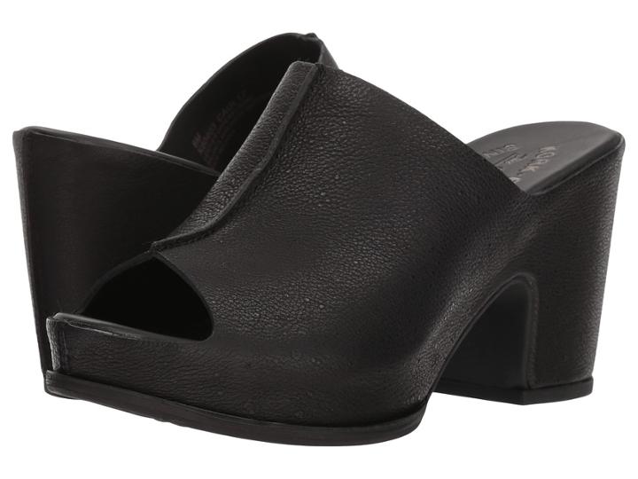 Kork-ease Santa Ana (black Full Grain Leather) High Heels