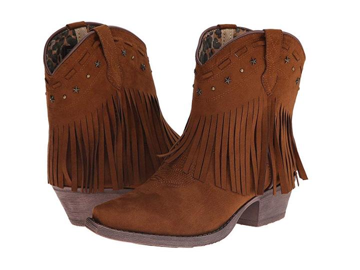 Dingo Cassidy (rust Suede) Cowboy Boots